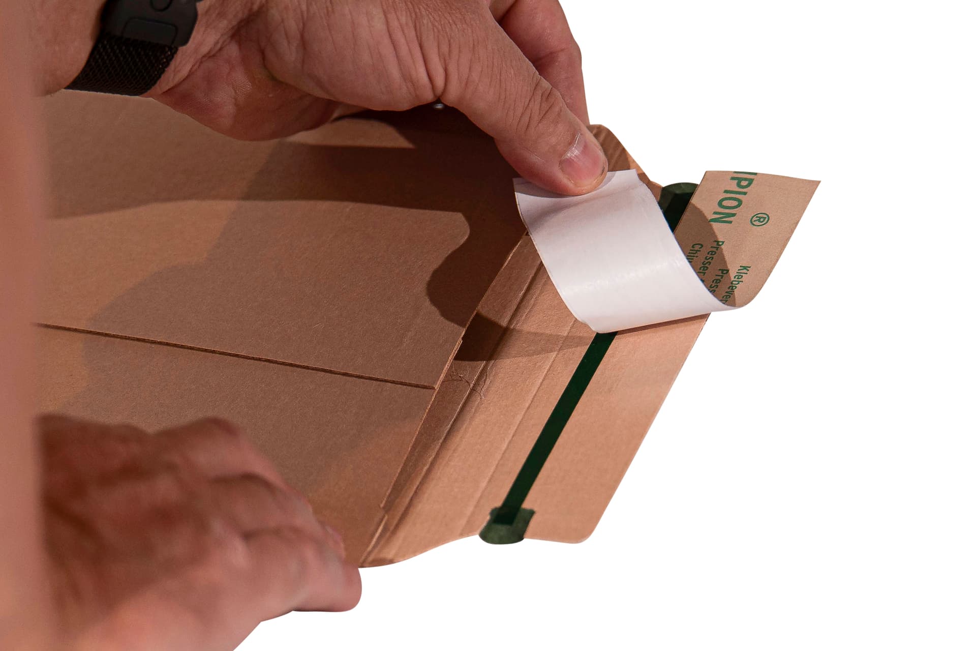 Versandtasche braun – Bild 3