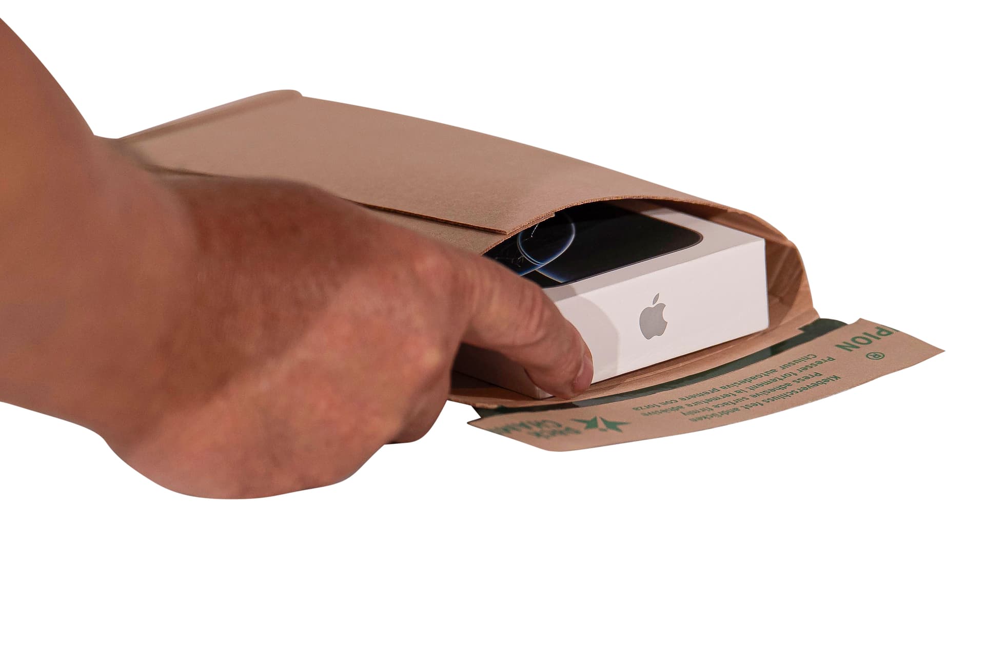 Versandtasche braun – Bild 4