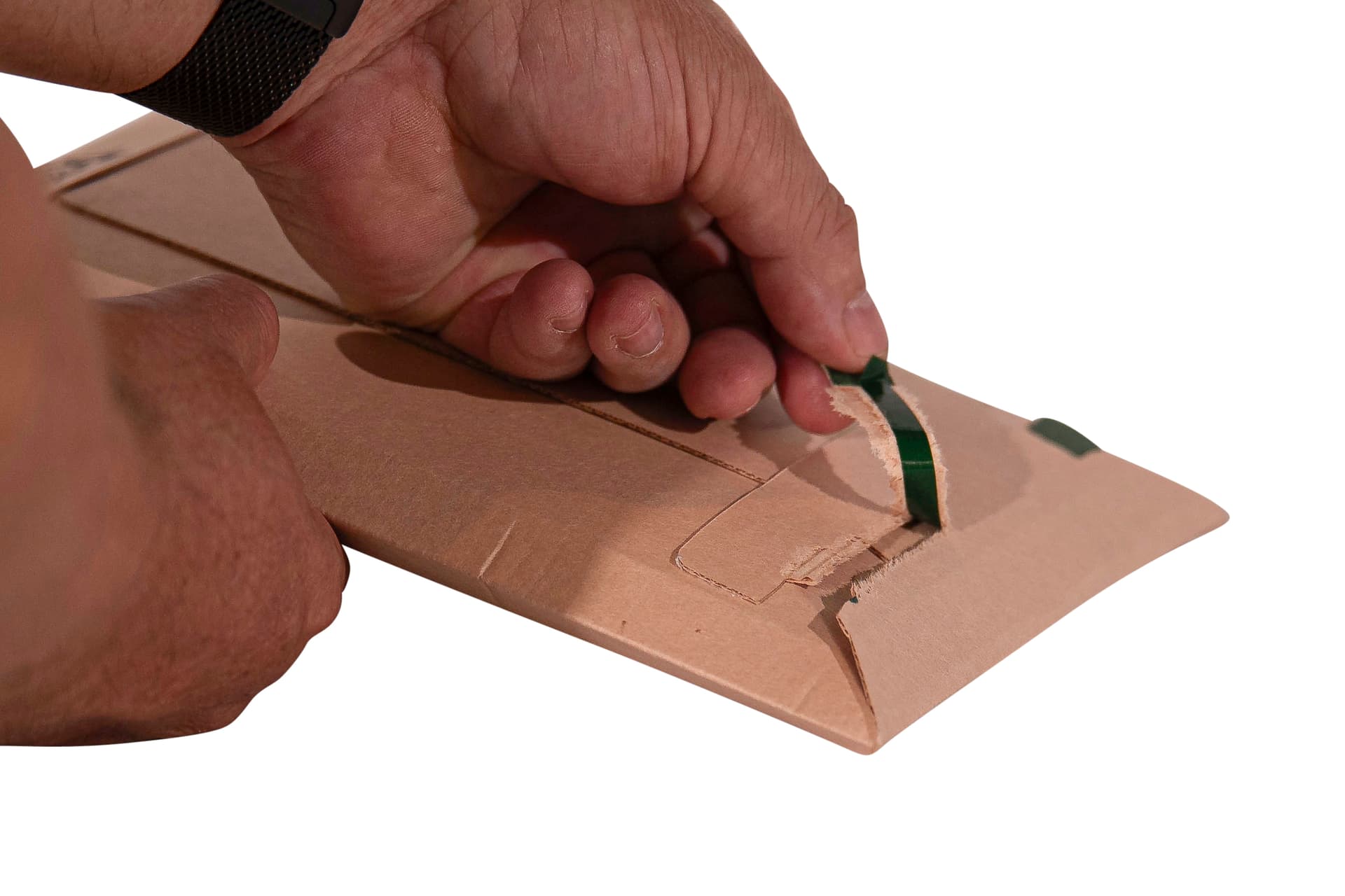 Versandtasche braun – Bild 5