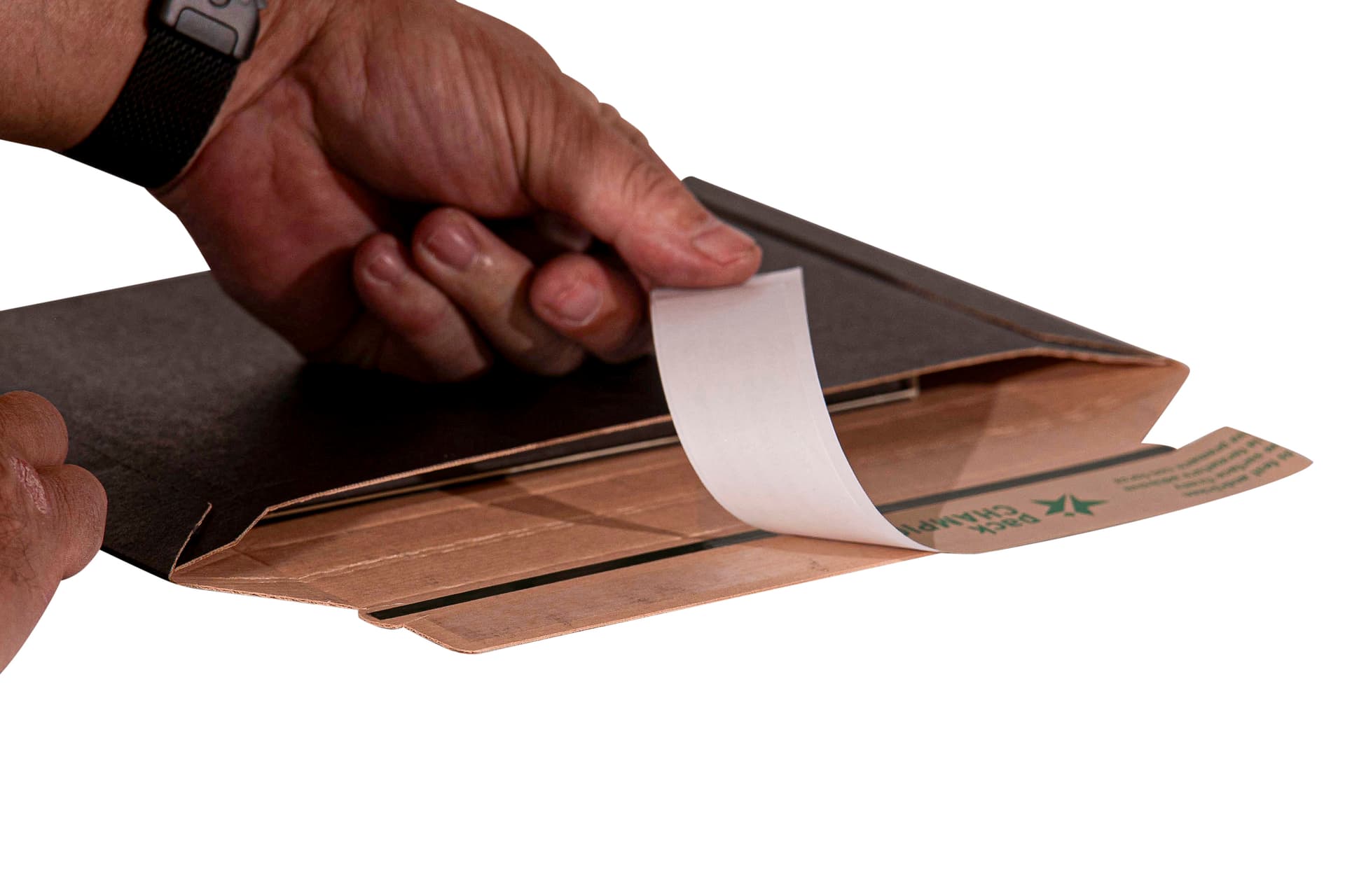 Versandtasche quer schwarz – Bild 2