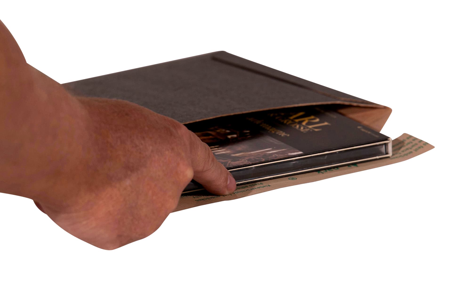 Versandtasche quer schwarz – Bild 3