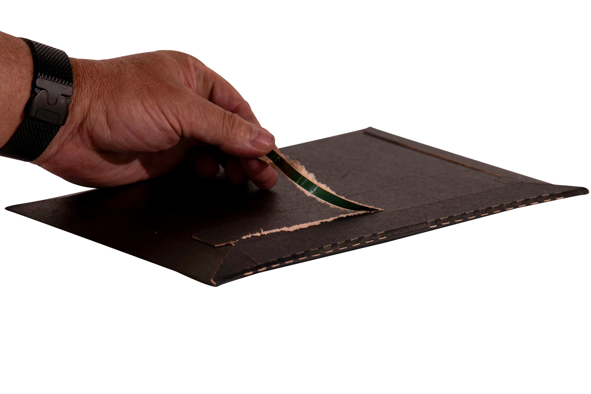 Versandtasche quer schwarz – Bild 4