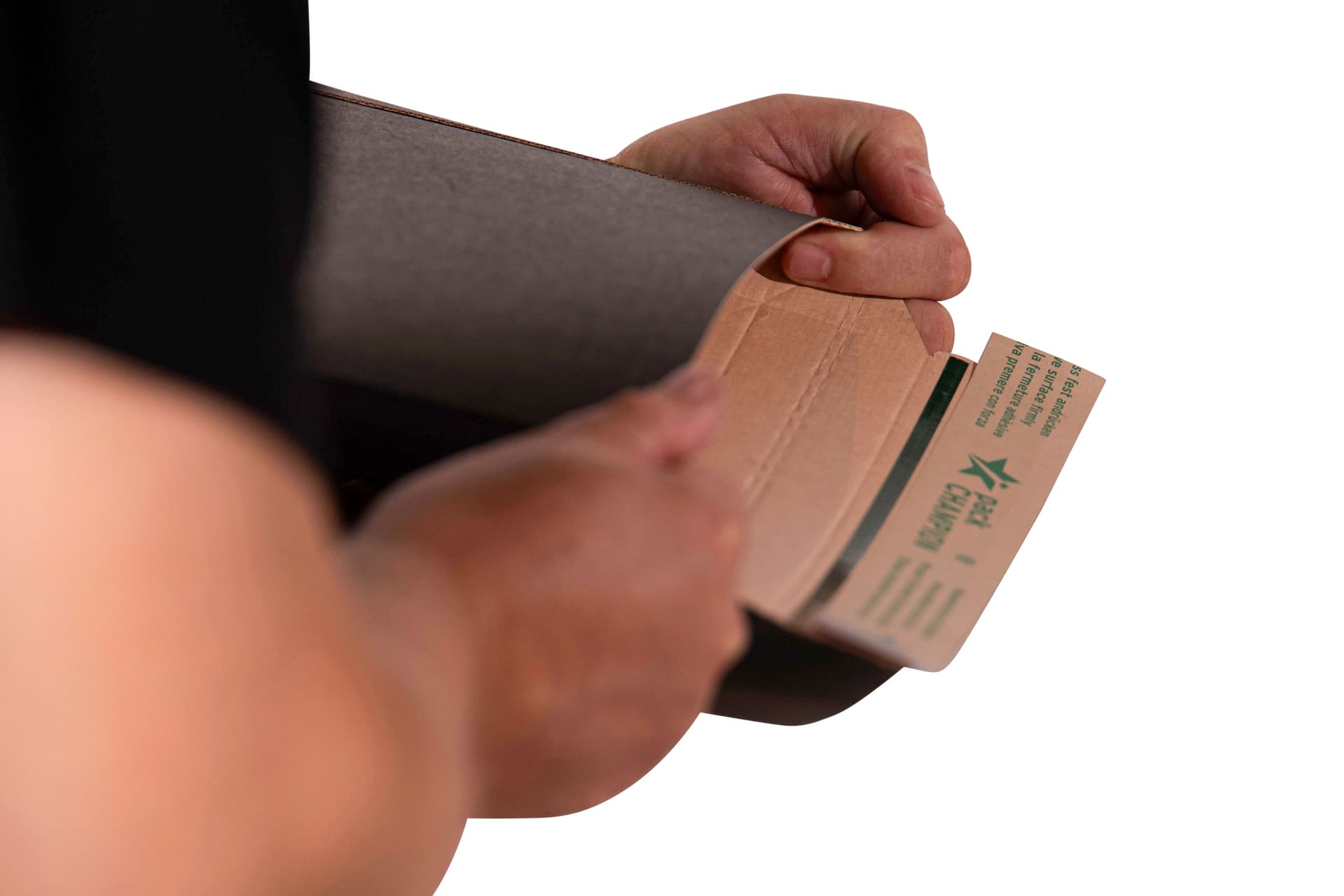 Versandtasche quer schwarz – Bild 5