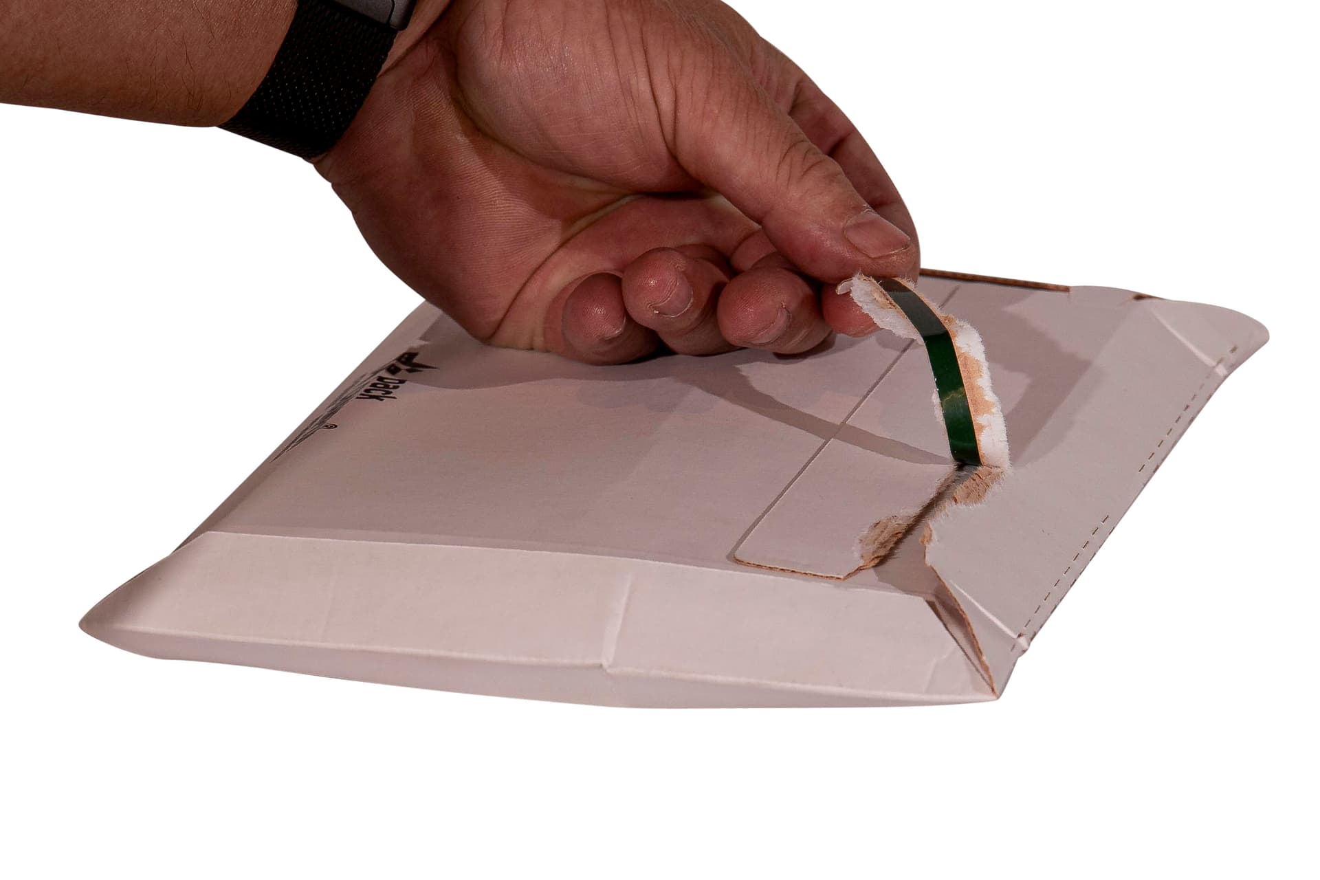 Versandtasche quer weiß – Bild 3