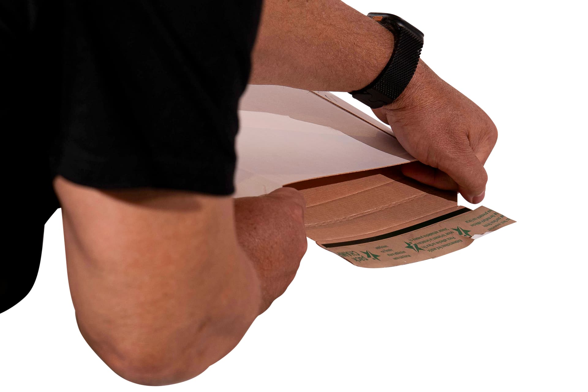 Versandtasche quer weiß – Bild 5