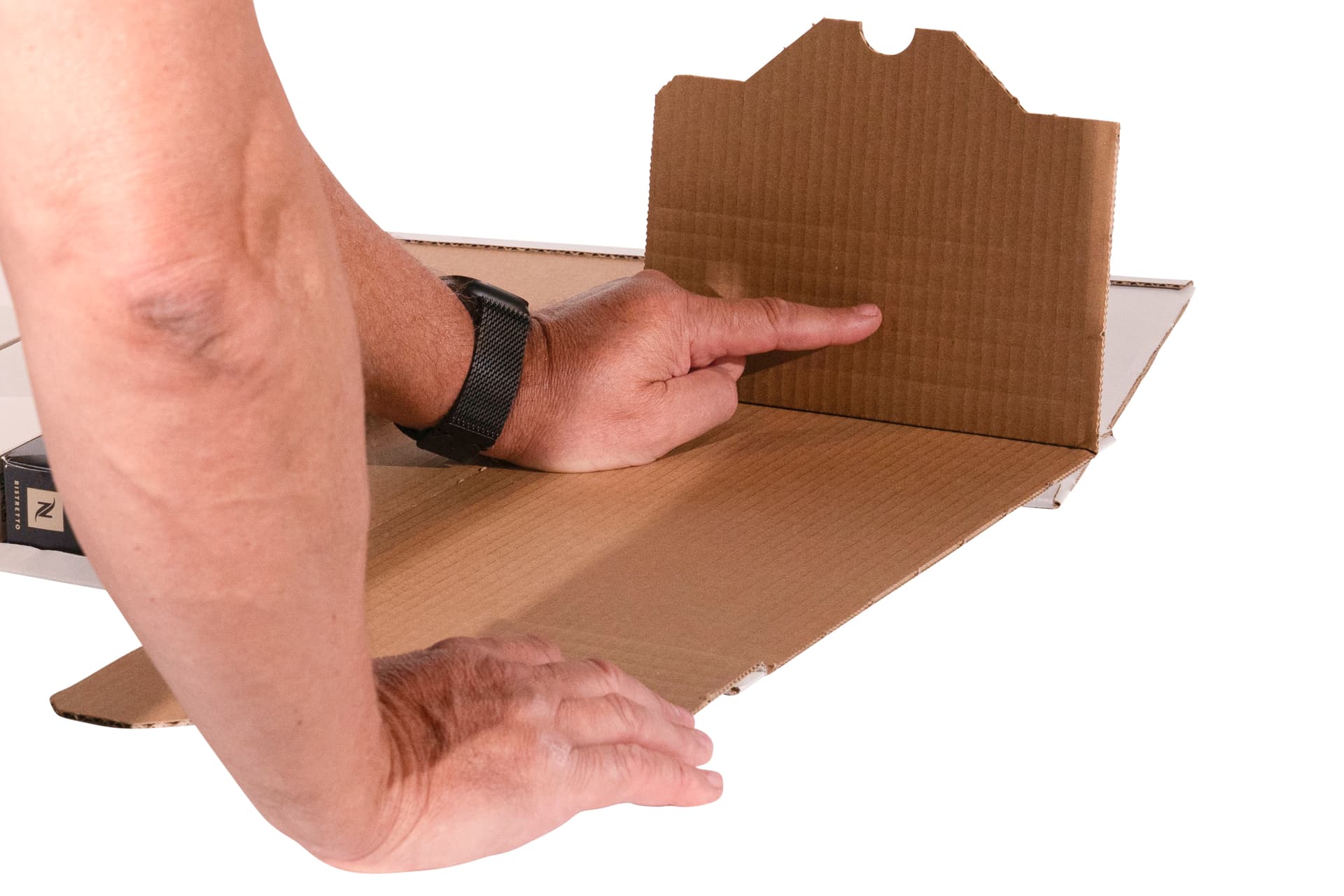 Wickelverpackung DIN A4 weiß 300x220x80 – Bild 3