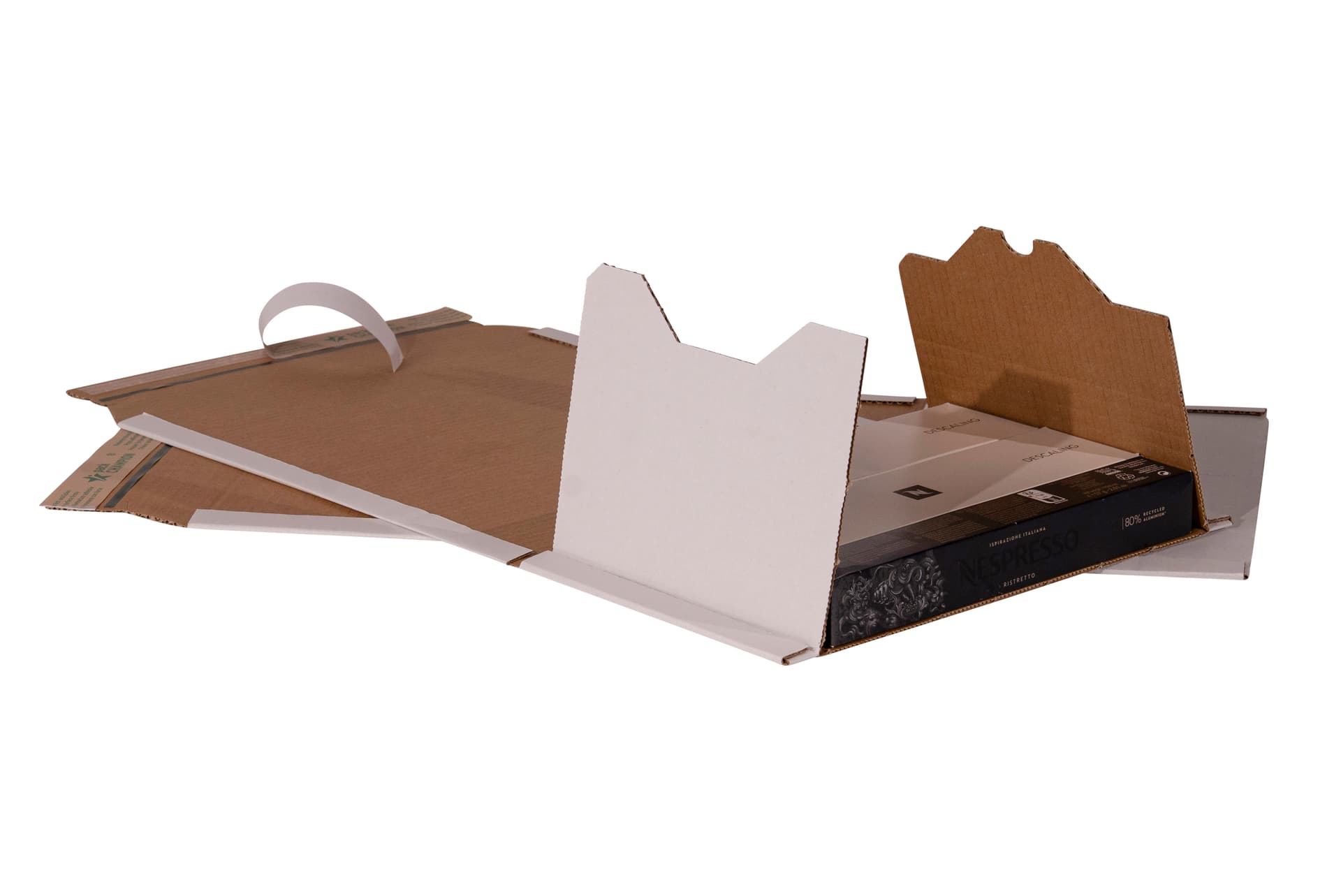 Wickelverpackung DIN A4 weiß 300x220x80